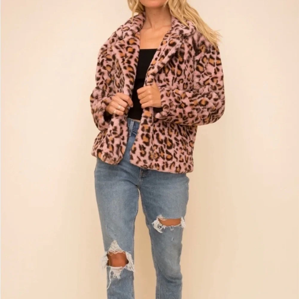 Leopard Fur Jacket - Picture 7 of 12